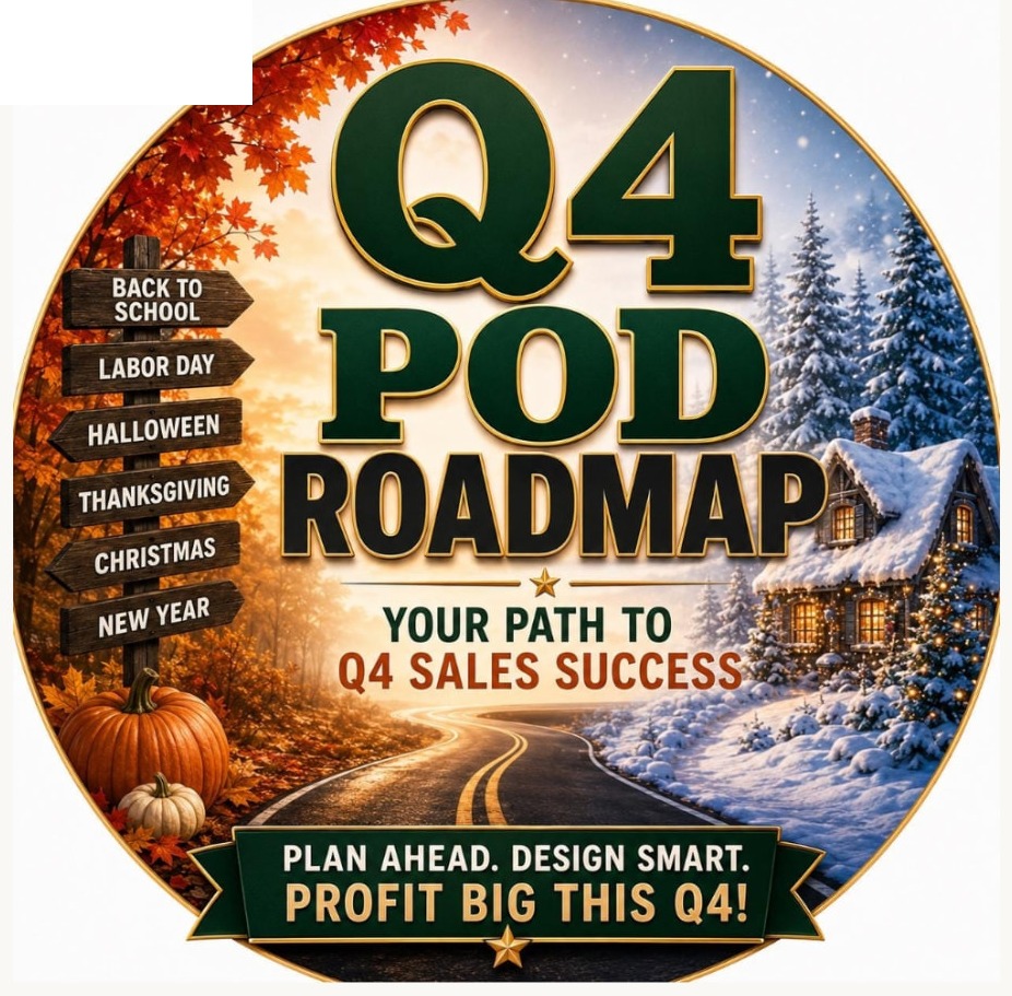 Q4 POD Roadmap cover — your path to Q4 sales success